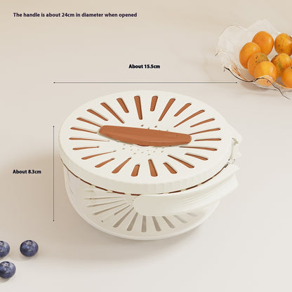 Contenitore 2 in 1 per Frutta e Verdura