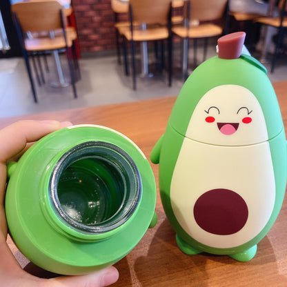 AvocadoJoy™ Double-Layer Glass Bottle