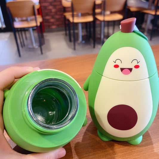 AvocadoJoy™ Double-Layer Glass Bottle