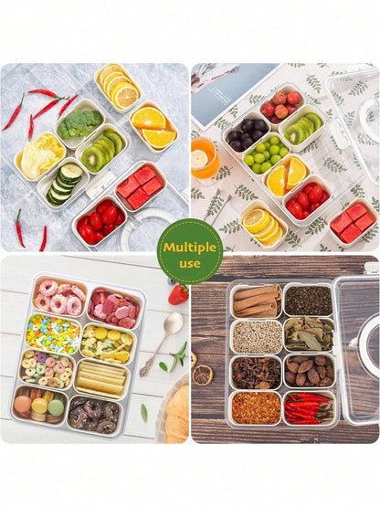 Snackly™ Multi-Compartment Snack Box with Lid