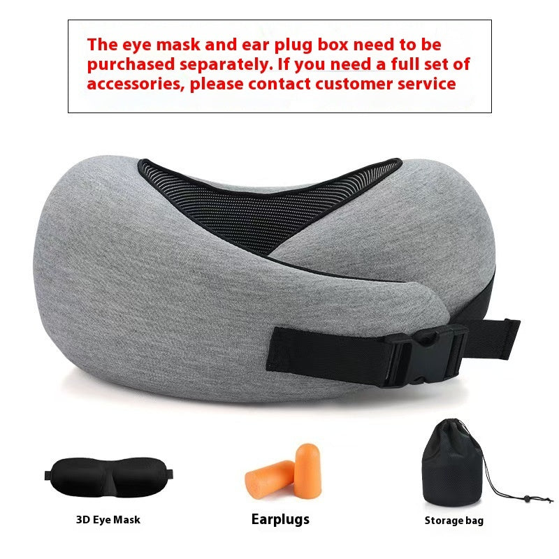 TravelEase™ Memory-Foam U-Shape Neck Pillow