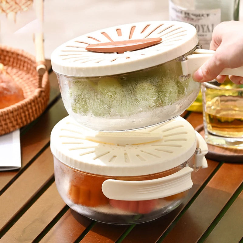 Contenitore 2 in 1 per Frutta e Verdura
