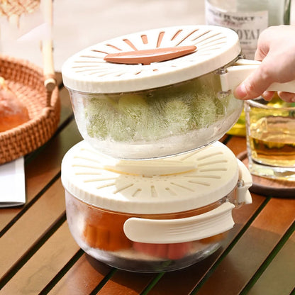 Contenitore 2 in 1 per Frutta e Verdura