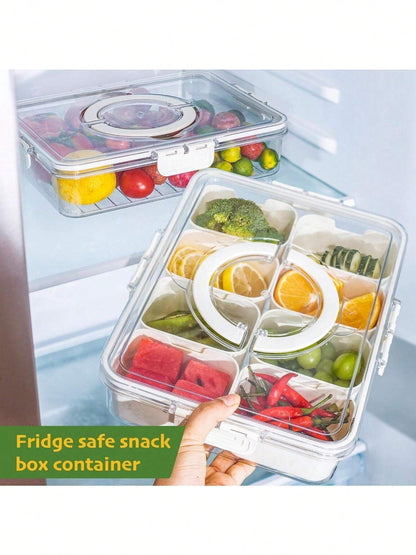 Snackly™ Multi-Compartment Snack Box with Lid
